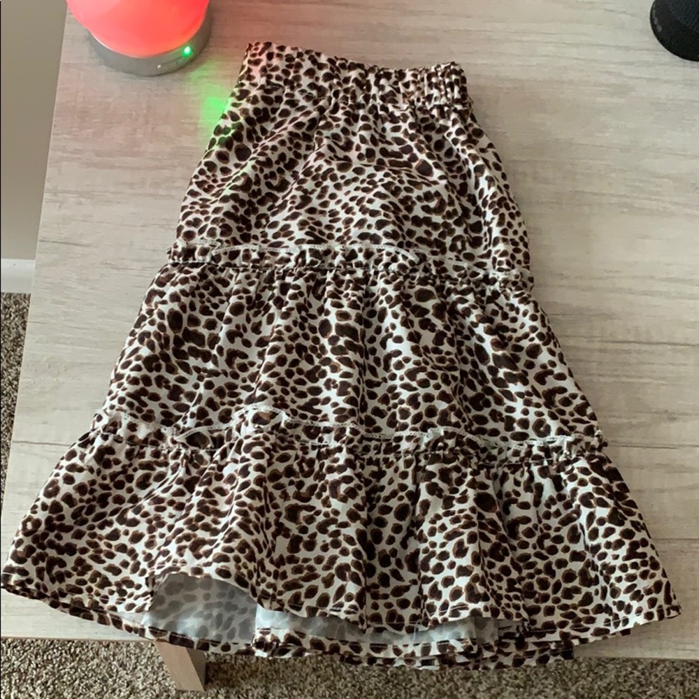 BARLEY WORN Leopard skirt